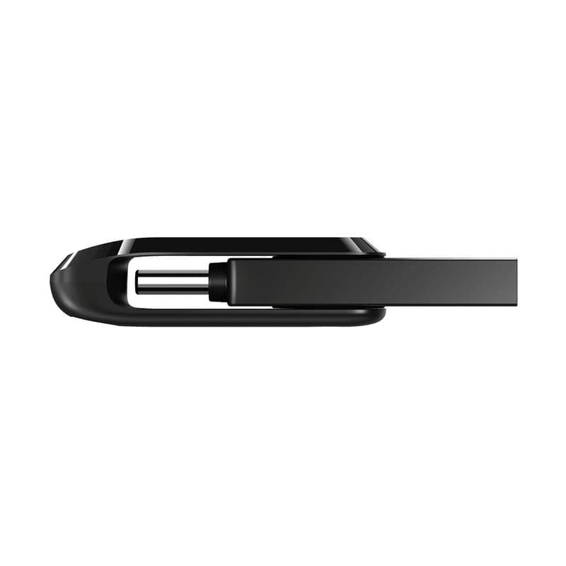 SanDisk Ultra Dual Drive 128GB USB Tipo C Negro/Plata - Pendrive USB vista lateral