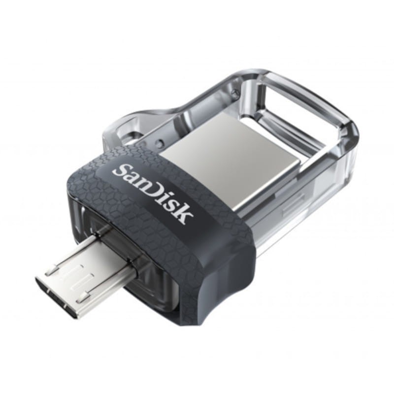 SanDisk Ultra Dual Drive m3.0 128 Go USB 3.2 Noir/Argent - Clé USB - Ítem