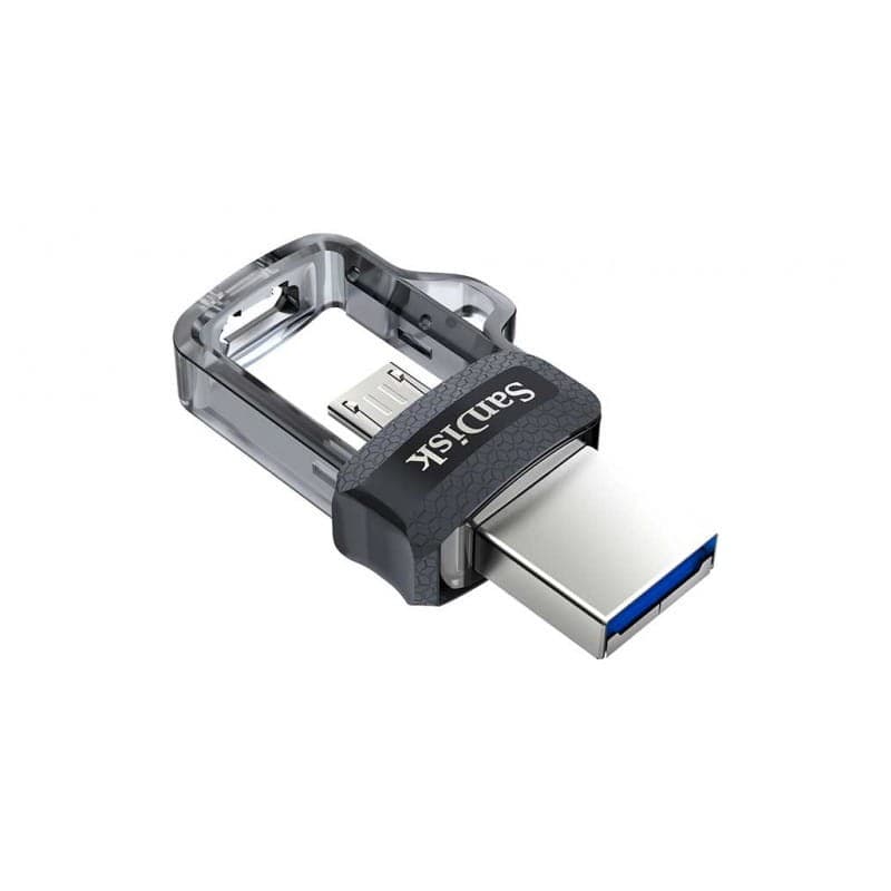 SanDisk Ultra Dual Drive m3.0 128GB USB 3.2 Preto/Prata 