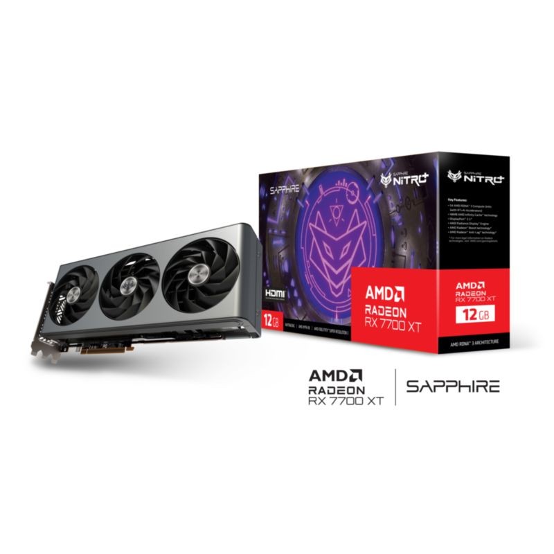 Sapphire NITRO+ Radeon RX 7700 XT AMD 12GB GDDR6 - Placa gráfica - Item7
