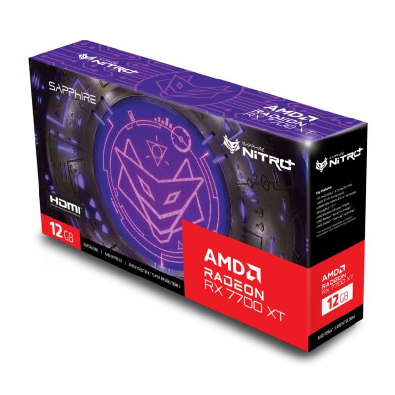Sapphire NITRO+ Radeon RX 7700 XT AMD 12GB GDDR6 - Placa gráfica - Item8