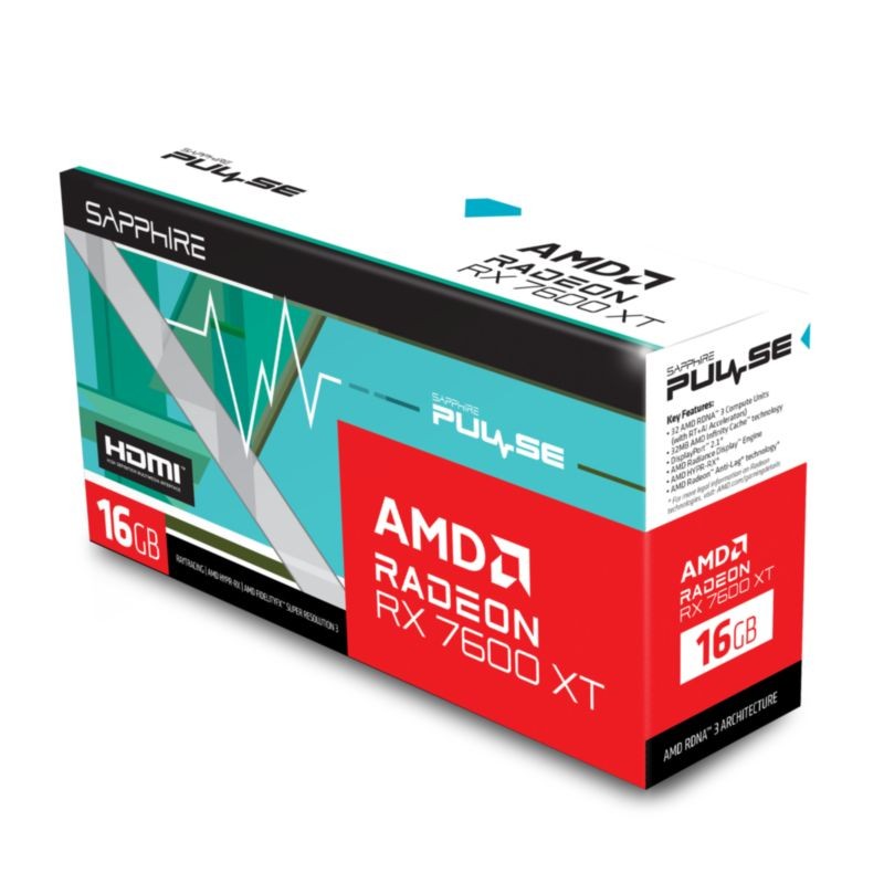 Sapphire PULSE PULSE Radeon RX 7600 XT AMD 16GB DDR6 - Placa gráfica - Item5