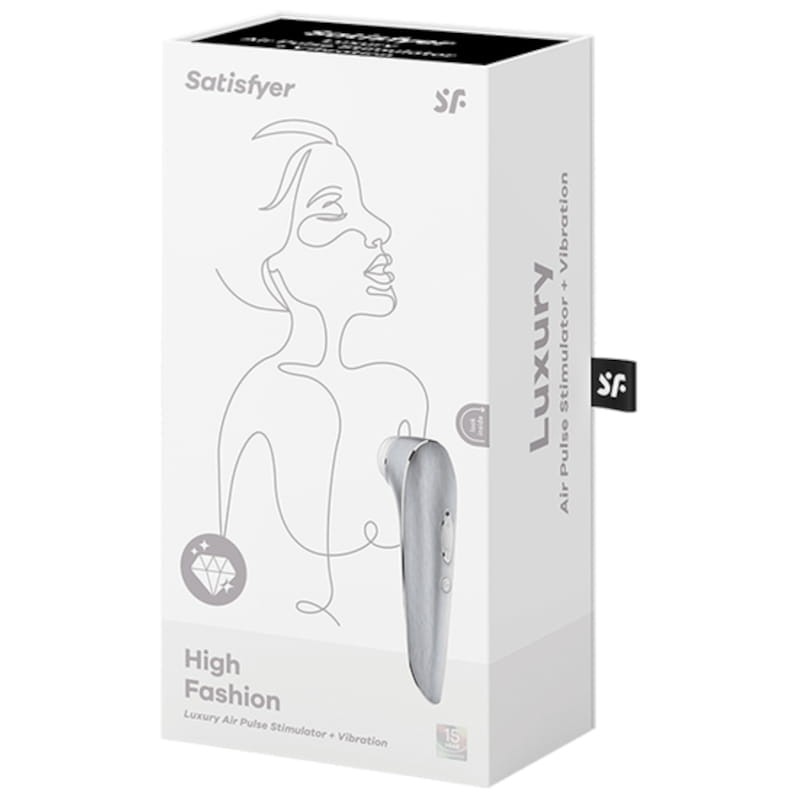 ESTIMULADOR CLITORIANO HIGH FASHION CON CARGADOR USB SATISFYER LUXURY