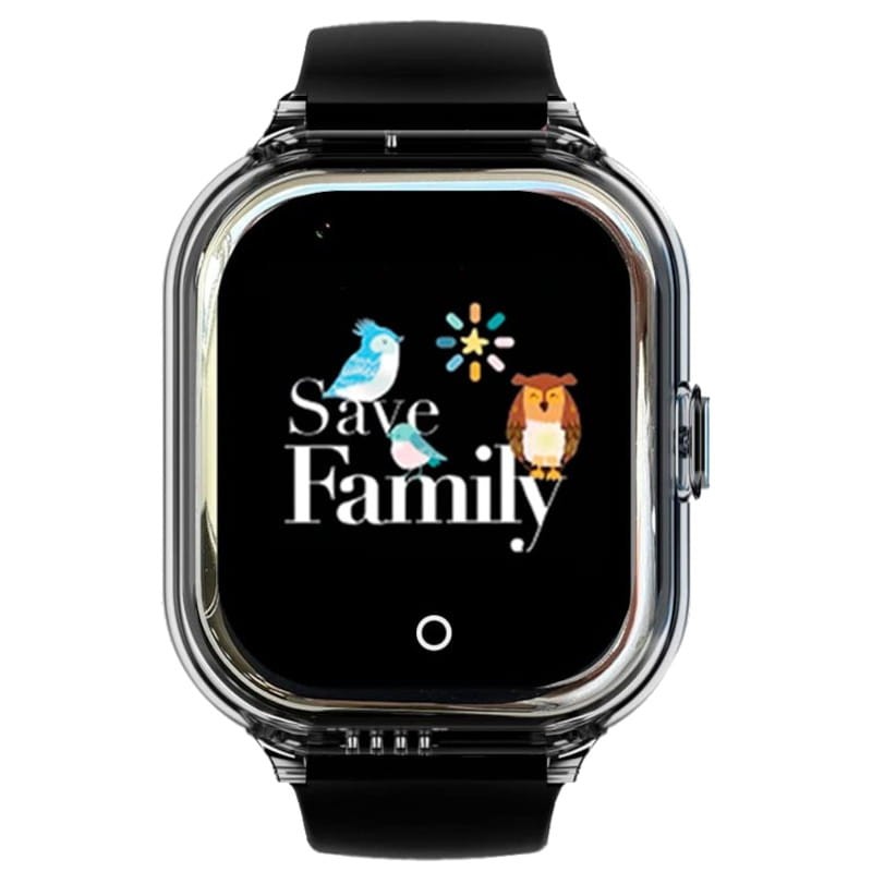 Savefamily Iconic 4g Plus Smartwatch Para Niños Negro