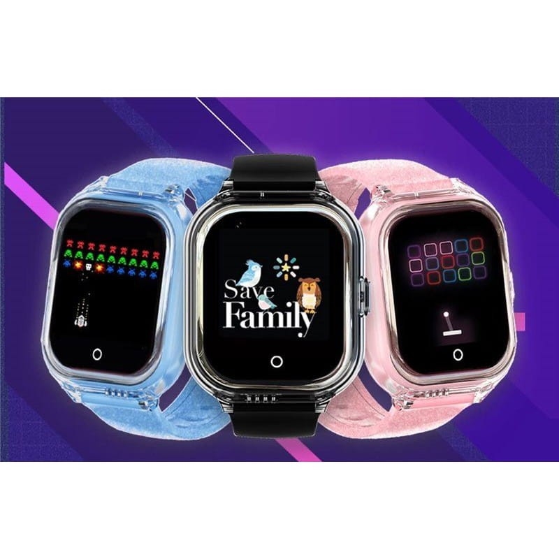 Savefamily Iconic 4g Plus Smartwatch Para Niños Negro