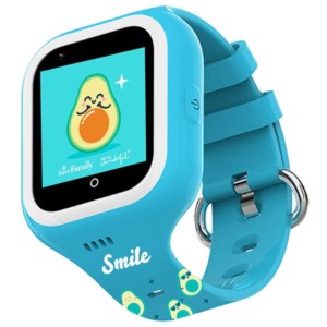 SaveFamily Iconic Plus Mr. Wonderful Montre pour Enfants 4G GPS Bleu - Montre Intelligente