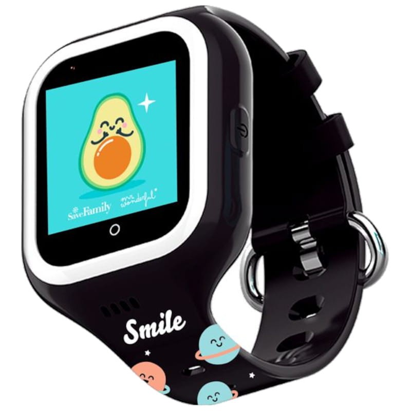 SaveFamily Iconic Plus Mr. Wonderful Montre pour Enfants 4G GPS Noir - Montre Intelligente - Ítem