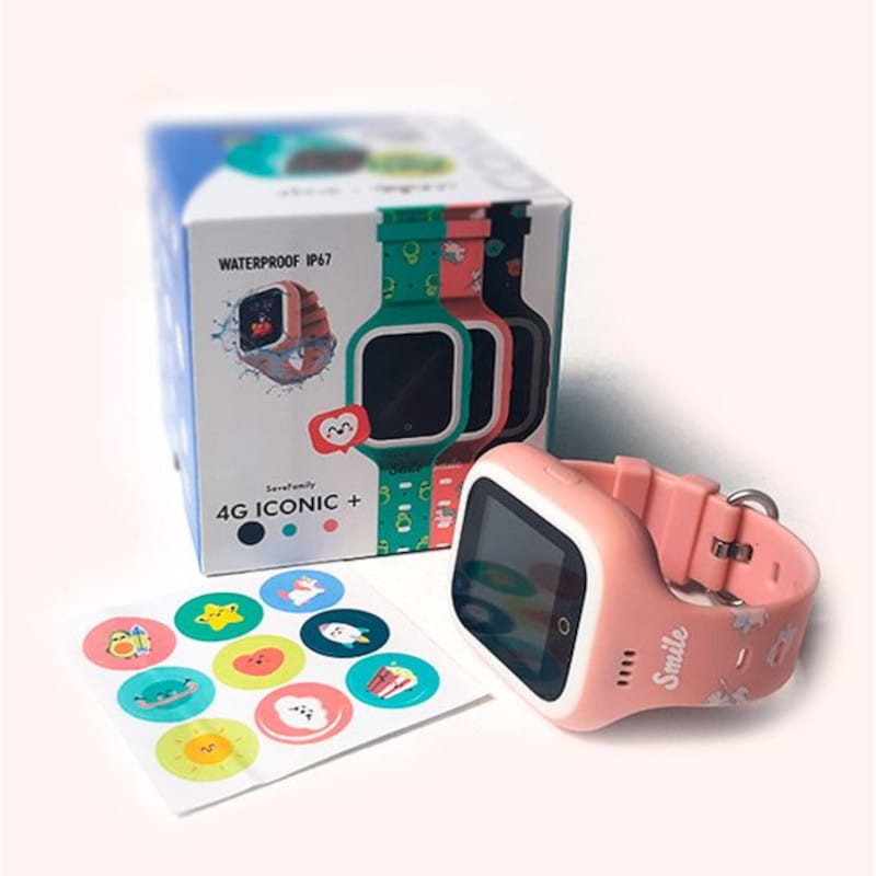 Savefamily Iconic 4g Plus Smartwatch Para Niños Negro