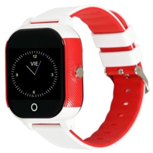 SaveFamily Junior Smartwatch para Crianças 2G GPS Branco/Vermelho - Relógio inteligente