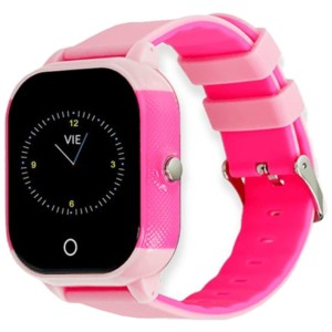 SaveFamily Junior Smartwatch pour Enfants 2G GPS Rose - Montre Connectée