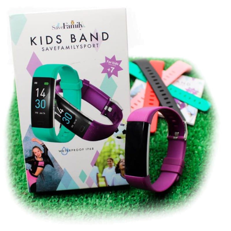 Pulsera de Actividad Savefamily Kids Band - Morado