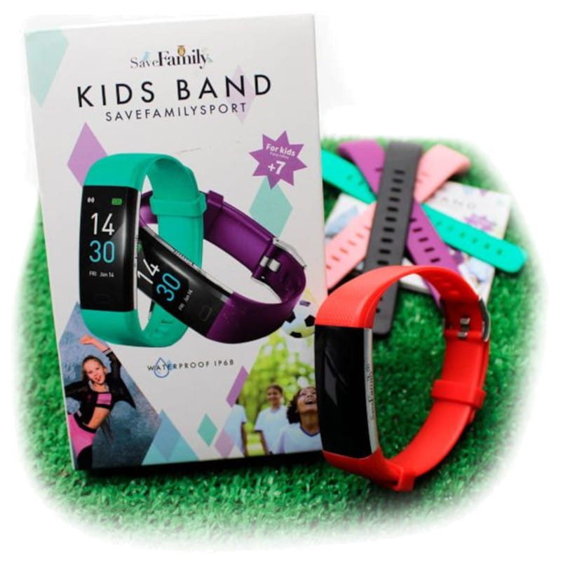 SaveFamily Kids Band Activity Bracelet pour enfant Rouge - Ítem3