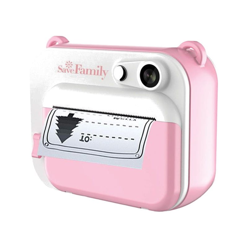 SaveFamily Print 8 MP HD Rosa - Câmara Instantânea para Crianças - Item