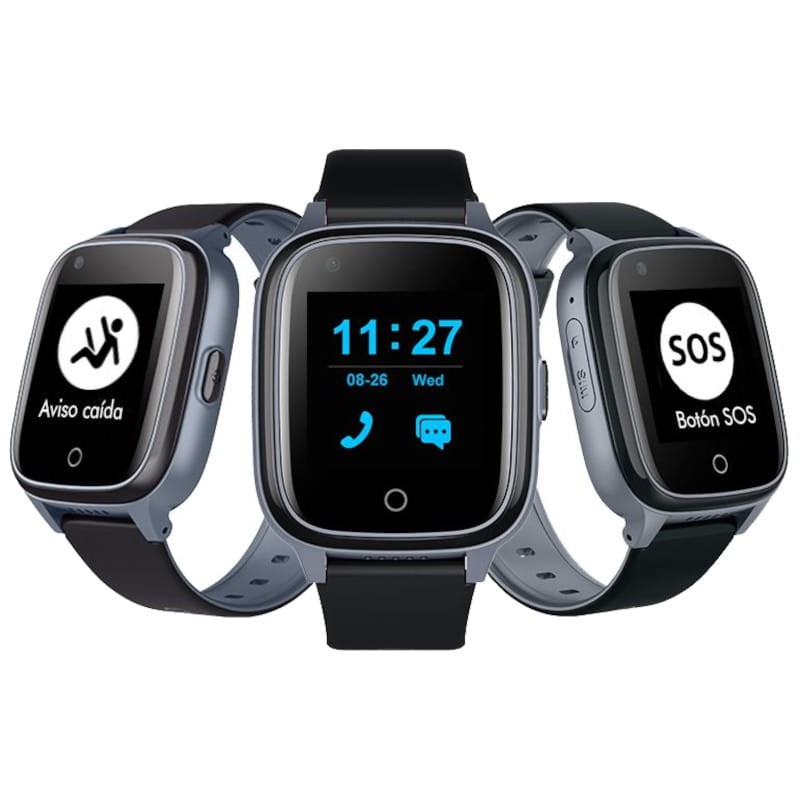 Savefamily Iconic 4g Plus Smartwatch Para Niños Negro