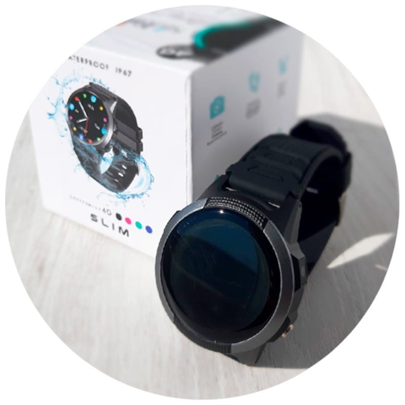 SaveFamily Slim Smartwatch pour Enfants 4G GPS Noir - Montre Intelligente - Ítem2