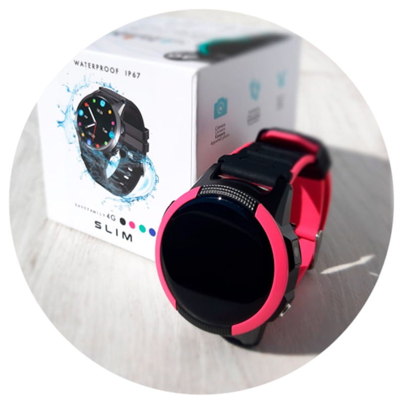 SaveFamily Slim Smartwatch pour Enfants 4G GPS Rose - Montre Intelligente - Ítem2