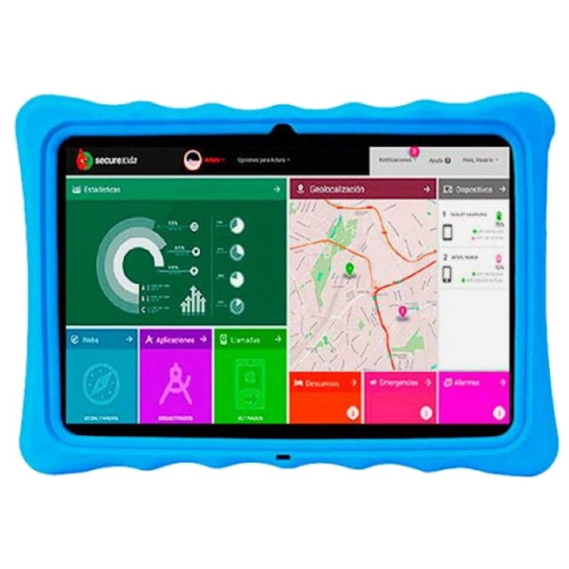 Savefamily tablette evolution 10 2Go/32Go Wifi/Carte Sim Bleu - Tablette - Ítem