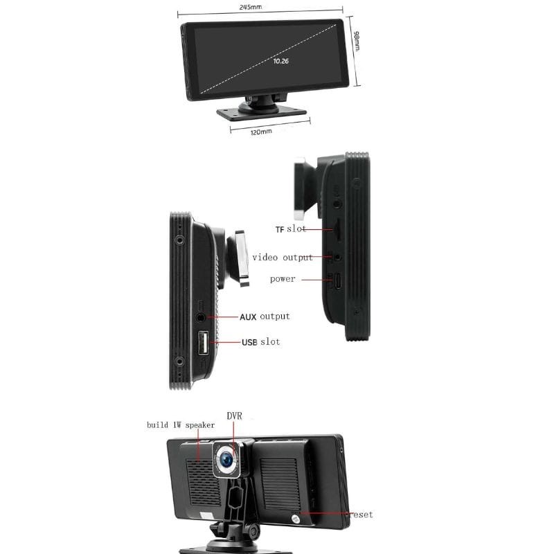 SD9302 Noir - Lecteur multimédia pour voiture - Ítem3
