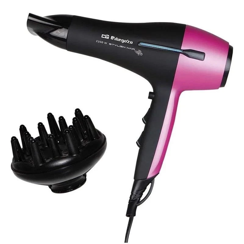 Sèche-cheveux professionnel Orbegozo SE 2320 2200W Rose/Noir - Ítem