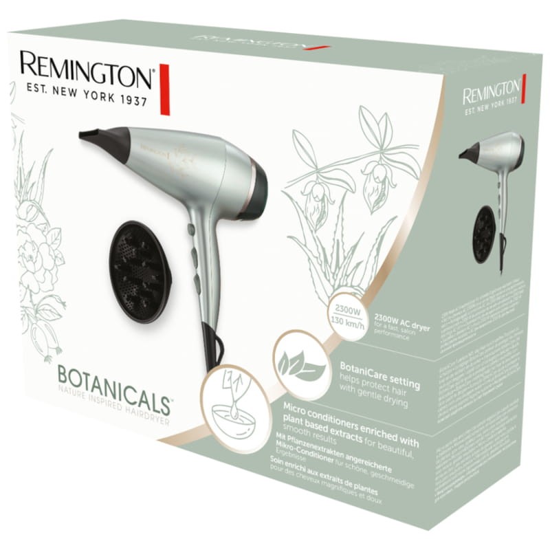 Secador de cabelo Remington AC5860 2300W Preto, Prateado - Item3