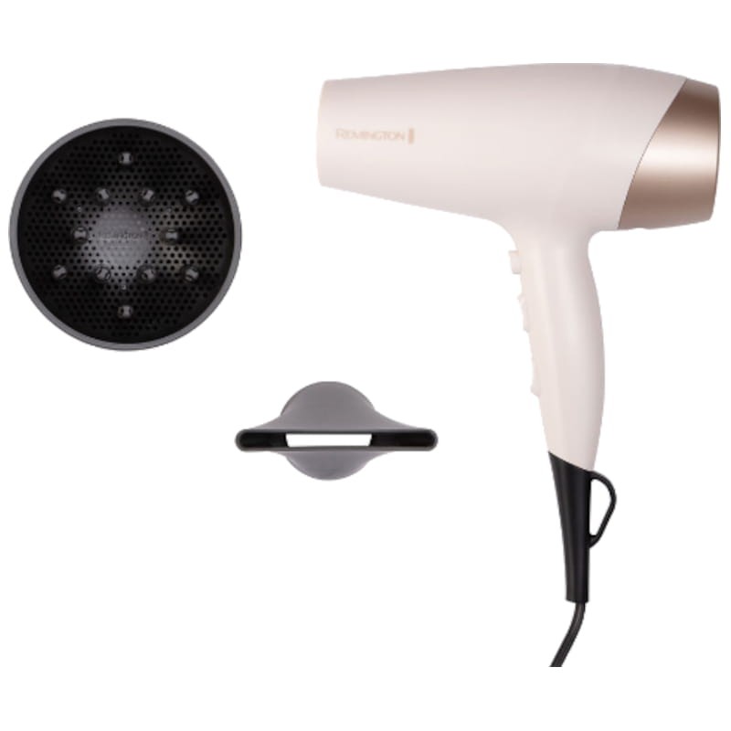 Secador de cabelo Remington D4740 2200W Bege, Preto - Item1