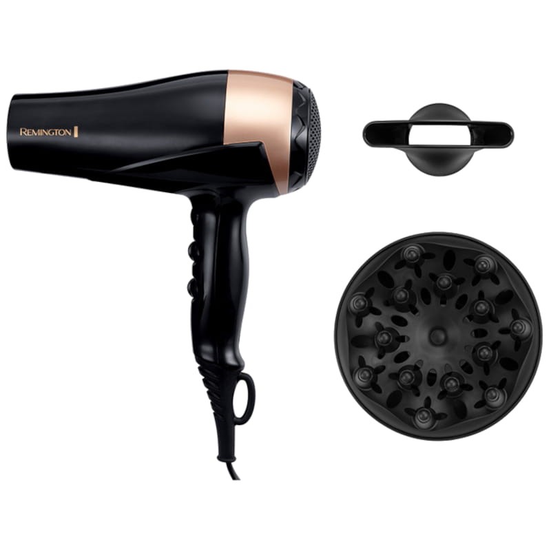 Secador de cabelo Remington D6098 2200W Preto, Bronze - Item1