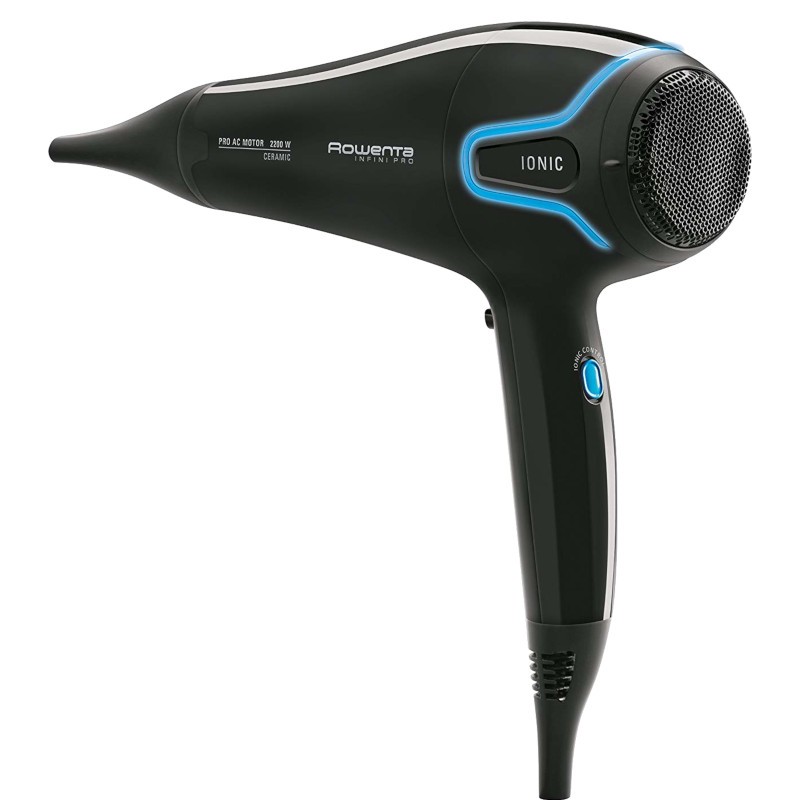 Secador Rowenta Infini Pro Beauty CV8730AC 2200W Negro / Azul - Ítem1