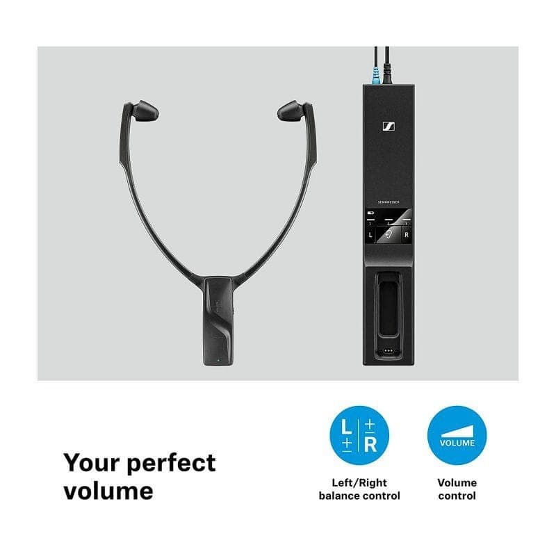 Sennheiser RS 5200 Independent Volume 70 metros Preto - Características dos auscultadores para TV 