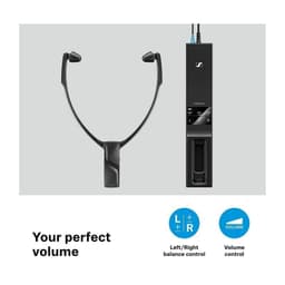 Sennheiser RS 5200 Independent Volume 70 metros Preto - Características dos auscultadores para TV 