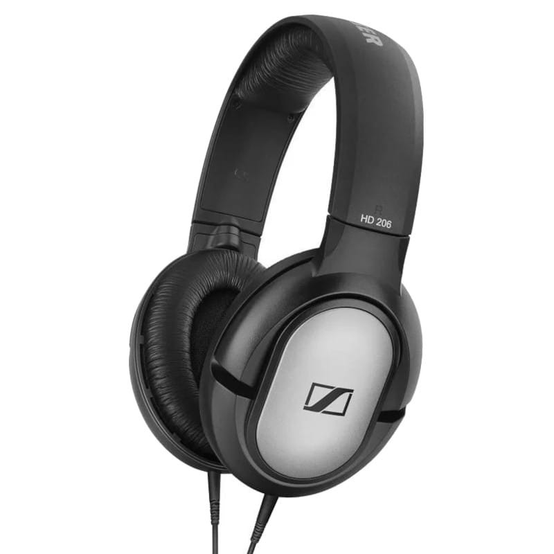 Sennheiser HD 206 Prata - Fones de ouvido com fio - Item
