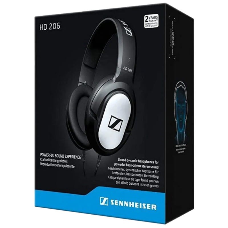 Sennheiser HD 206 Prata - Fones de ouvido com fio - Item2