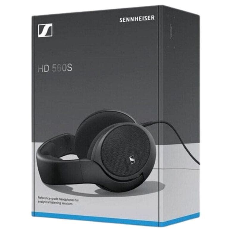 	 Sennheiser HD 560S Ultralight Detachable Cable Black - Wired Headphones Box Image