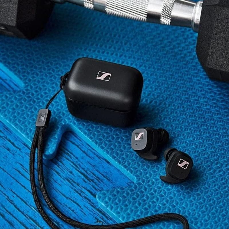 Sennheiser SPORT True Wireless Táctil IP54 7 mm Negro - Auriculares inalámbricos imagen real de los auriculares