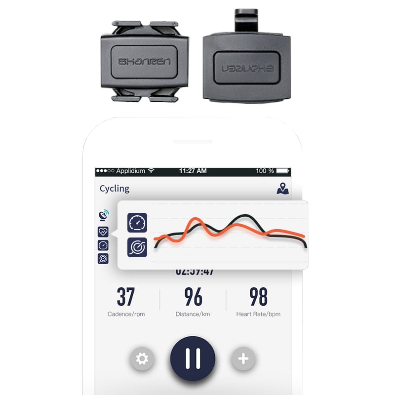 Sensor de Velocidade Shanren ANT+/Bluetooth - Item3