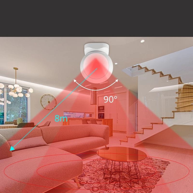 Sensor de Presencia Zemismart PIR Zigbee Magnético - Ítem3
