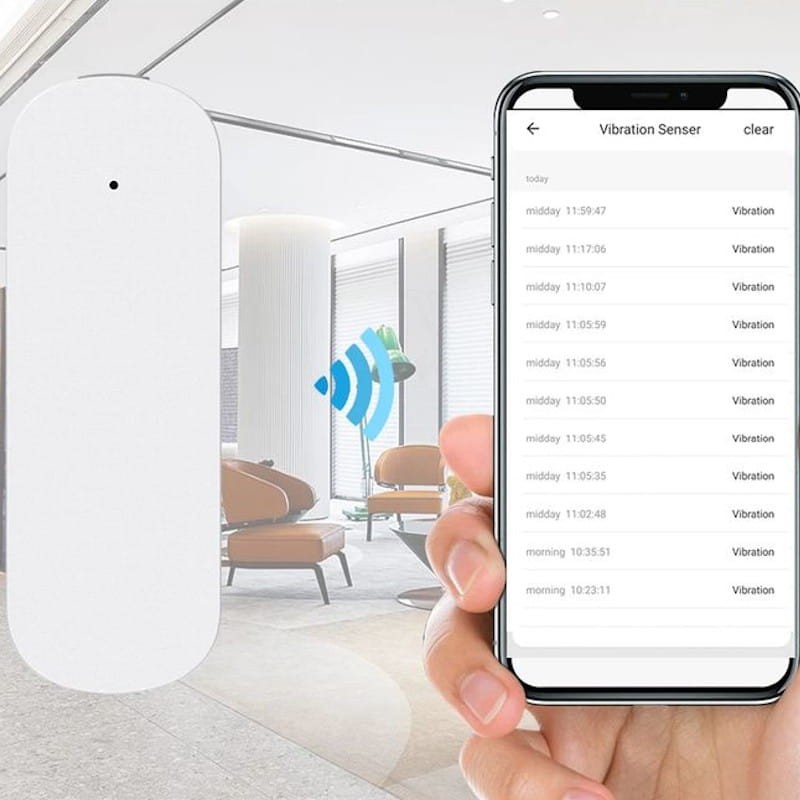 Sensor de Vibración Zemismart Zigbee - Ítem4