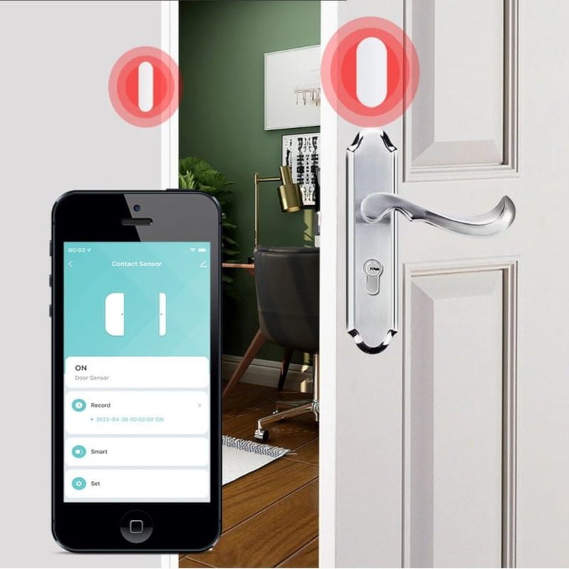 Sensor de Porta e Janela 2 em 1 Zigbee 3.0 ZG-102Z Branco - Item8
