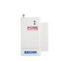 Sensor de Puerta ESCAM AS001 - Color blanco - Sensor Inteligente - Frecuencia de Transmisión 433.92MHz - Red de 64 Sensores ESCAM Conectados - Notificación en tu Móvil - APP - Funciona mediante Pila 23A (12V) - Ítem