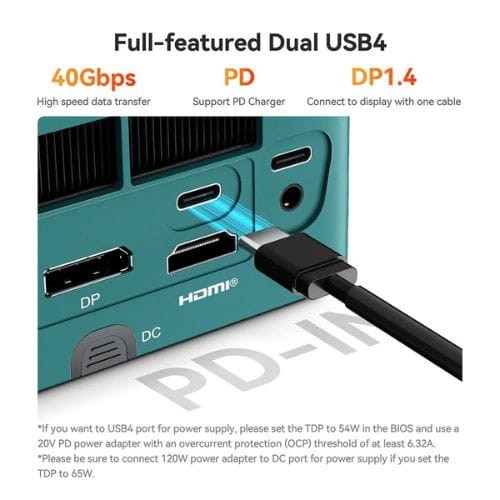 Beelink SER7 AMD Ryzen 7 7840HS/32GB/1TB/Radeon780 - Mini Pc - Item2