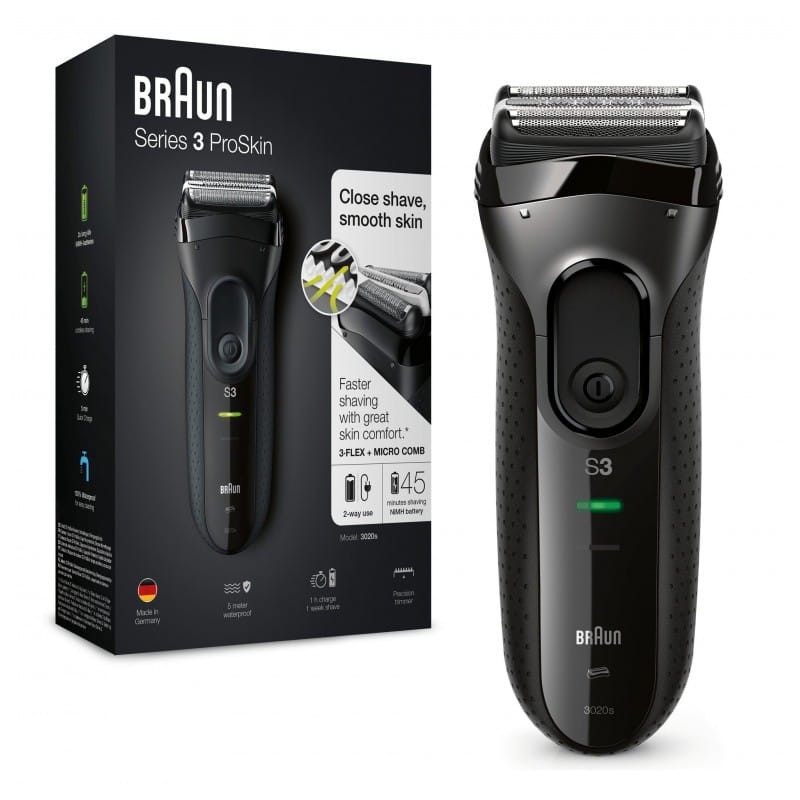 Rasoir électrique Braun Series 3 3020 Wet/Dry Noir - Ítem2