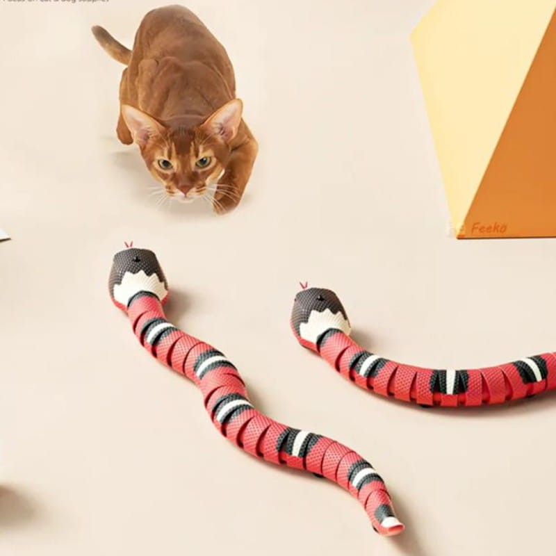 Serpiente Astuta Roja con Detección Inteligente 9909s – Juguete Interactivo para Gatos - Ítem2