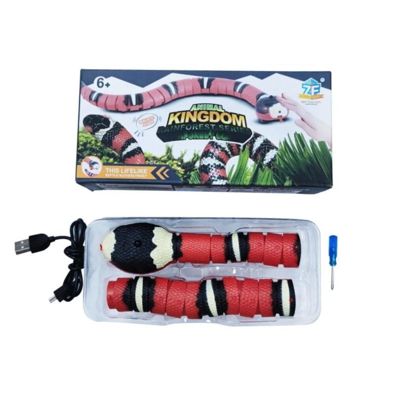 Serpiente Astuta Roja con Detección Inteligente 9909s – Juguete Interactivo para Gatos - Ítem3