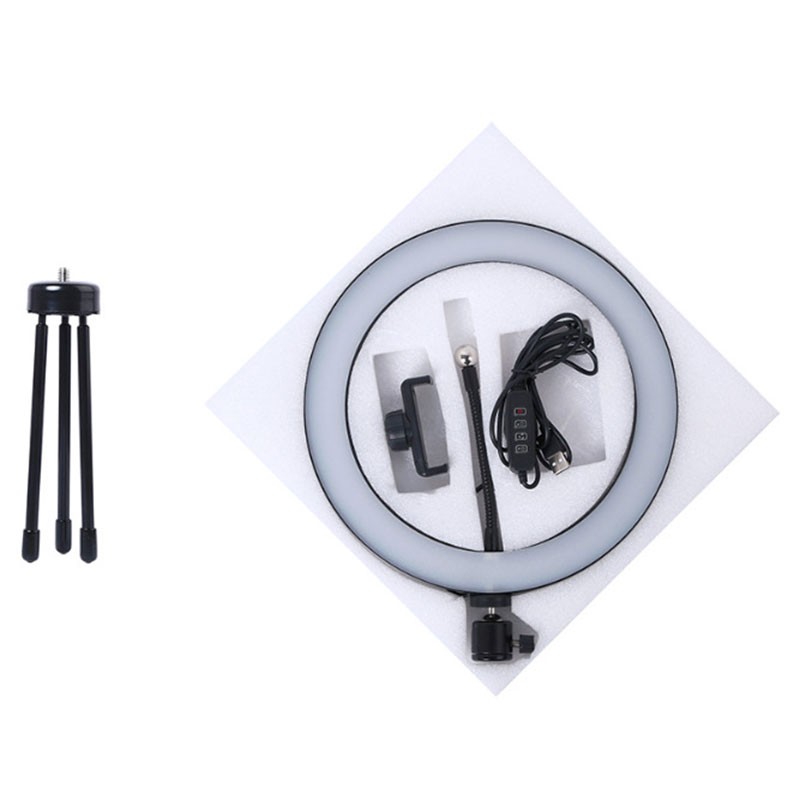 Conjunto de Gravação com Anel LED Ajustável 26cm + Mini Tripé com Suporte Smartphone - Item4