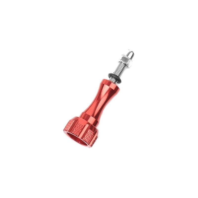 Set Tornillos de Aluminio CNC 1/4 - Accesorio Cámara Deportiva Rojo - Ítem