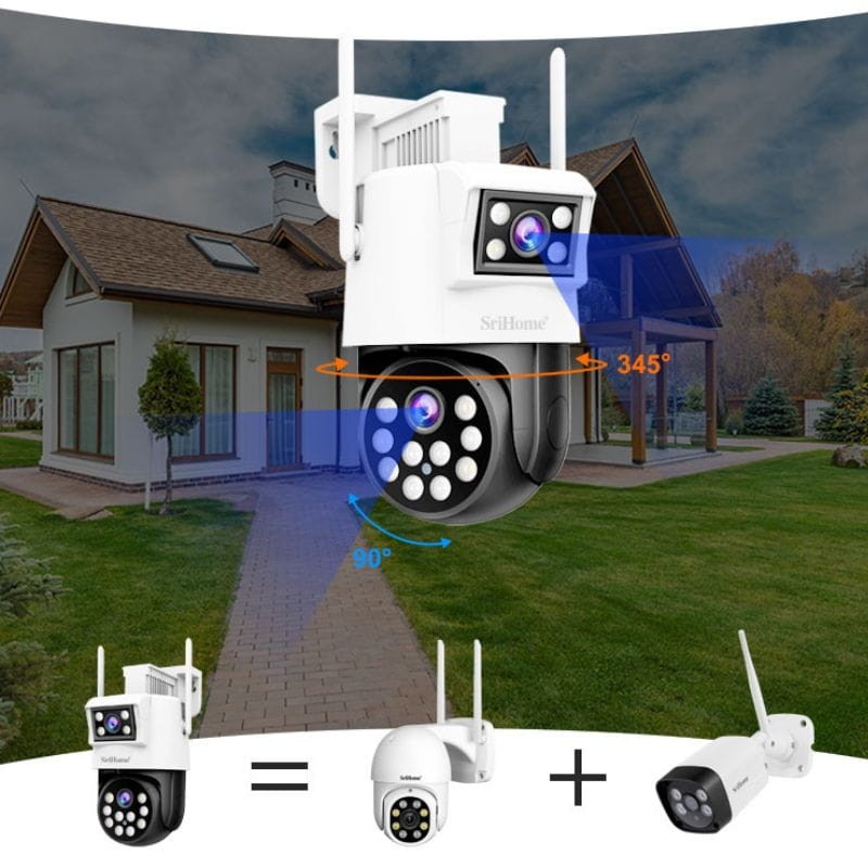 Cámara de seguridad Sricam SH048 (doble lente) - Ítem1