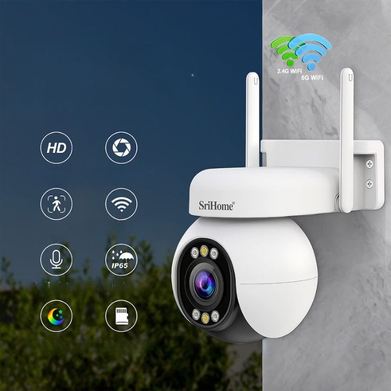 Caméra de surveillance SriHome SH051 4MP Zoom x5 - Ítem2