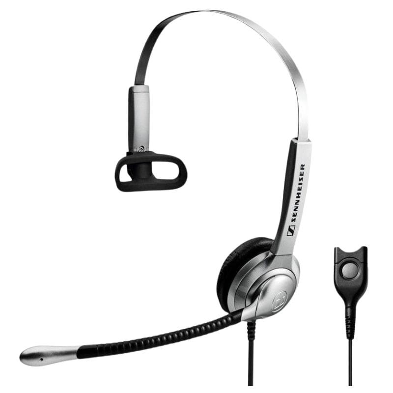 EPOS SH 335 Monaural Easy Disconnect Prata com microfone - Item1