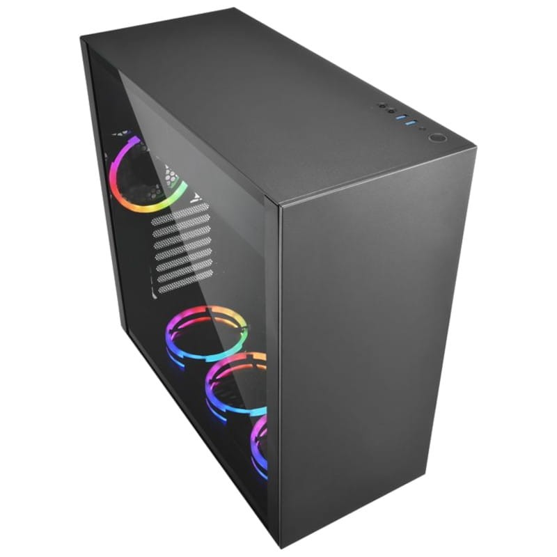 Sharkoon Pure Steel RGB Midi Tower Preto - Caixa para PC - Item1