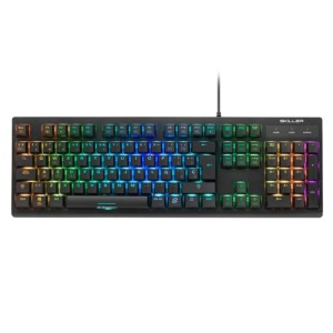 Clavier de jeu mécanique Sharkoon SKILLER SGK30 RGB USB ES Switch Bleu