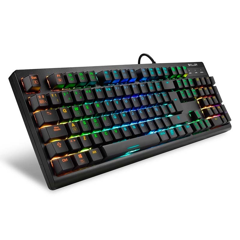 Teclado Mecânico Sharkoon SKILLER SGK30 RGB USB ES Switch Azul - Item1